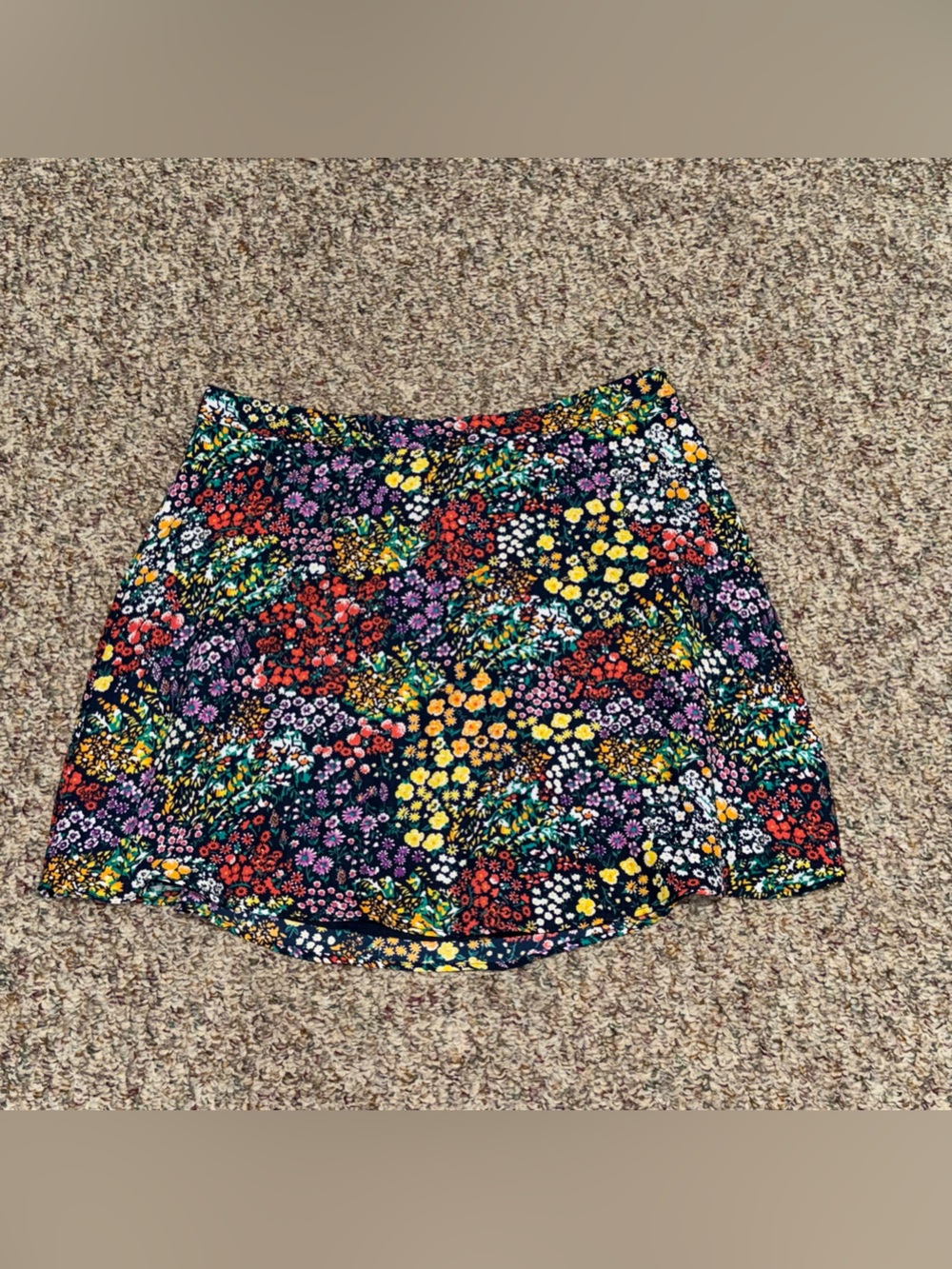 NWT women's size‎ 12 GAP Floral Mini Skirt summer flowy